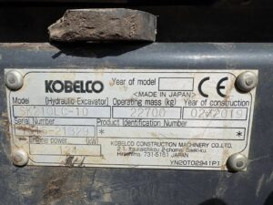 Kobelco SK210LC generator – view 8