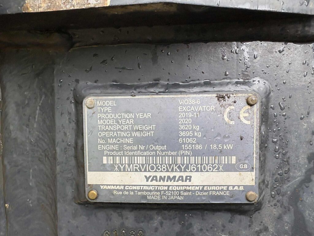 Yanmar VIO38-6 generator – view 11