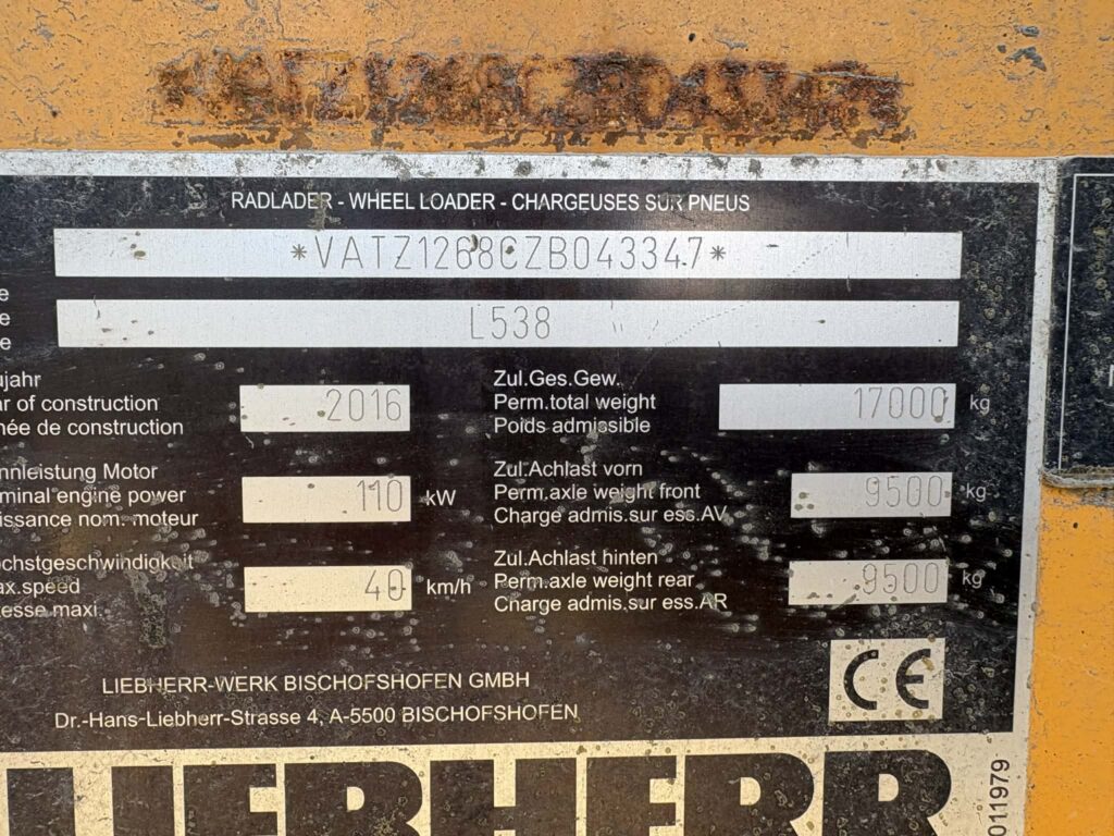 Liebherr 538 generator – view 14