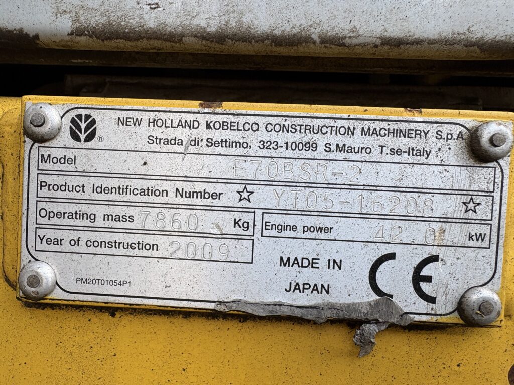 Kobelco New Holland E70BSR-2 generator – view 11